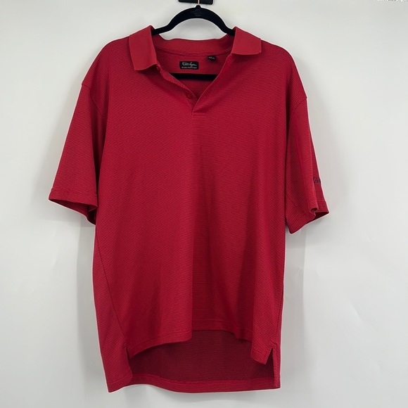 Walter Hagen Red Mens Polo large - Picture 1 of 6